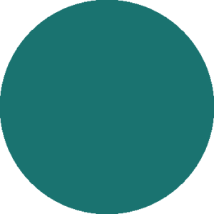 Circle of color named “Centana Teal” from the Ventana color palette and branding case study.
