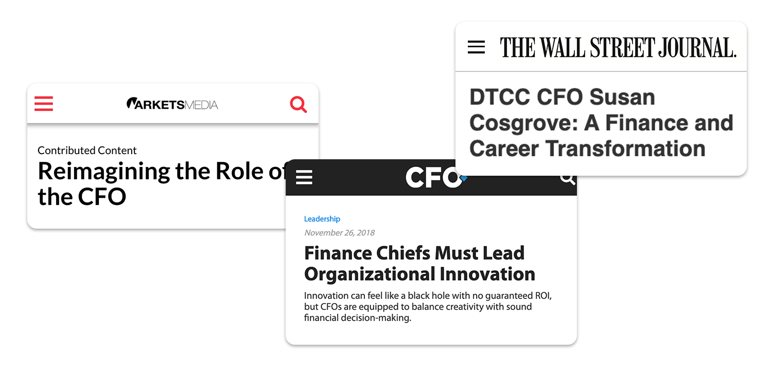 Samples of Vested secured DTCC coverage in top print and digital publications, such as The Wall Street Journal, CFO and Markets Media.Samples of Vested secured DTCC coverage in top print and digital publications, such as The Wall Street Journal, CFO and Markets Media.