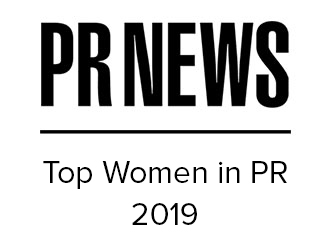 Graphic for the 2019 PR News Award for Top Women in PR.