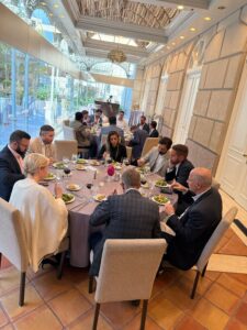 Dallas dinner tables.